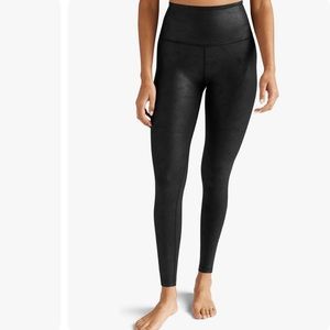 Beyond Yoga Luxe Leatherette High Waisted Midi Leggings